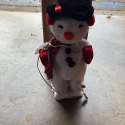 Vintage 24” Animated Snowman By Telco 