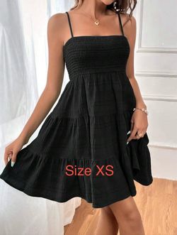 Black cami dress XS like new