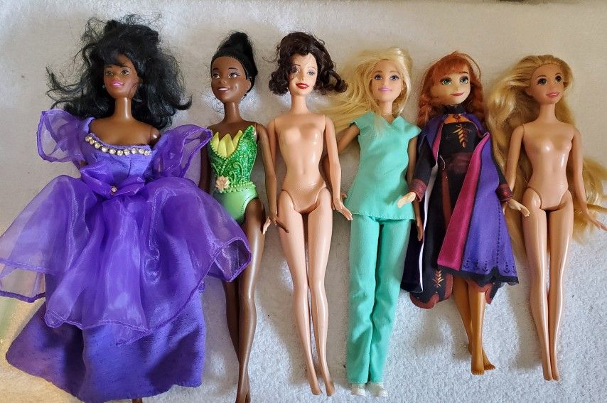 Barbie Disney Princess Doll Lot Of 16 Total