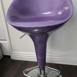 Purple Bar Stool, Chair