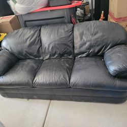 Leather Couch, A Sleep Aid!