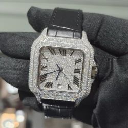 bussdown watch moissanite  “READ DESCRIPTION”