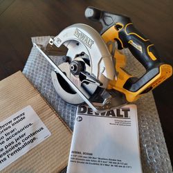Brand New Dewalt 20v Brushless Circular Saw 6-1/2" Tool And Blade Only $90
