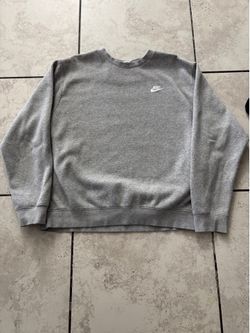 Grey Nike crewneck sweatshirt