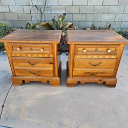 Pair of nightstands. Firm on price