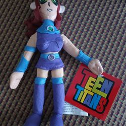 Ultra Rare Teen Titan 9" Starfire Plush Toy