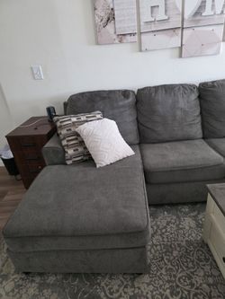 Large Gray Sectional Sofa for Sale