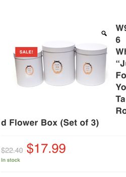 Round Tall Flower Box