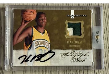 Kevin Durant Hot Prospects Rookie Autograph Patch /399
