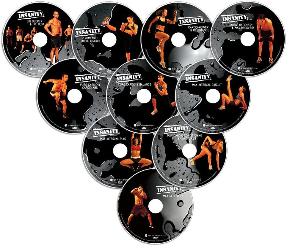 INSANITY Base Kit DVD Workout 10 DVDS
