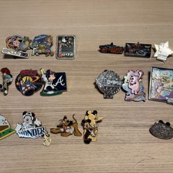 Lot Of 17 Disney/Universal Pins