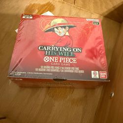 One Piece Carrying On His Will Booster Box Sealed 