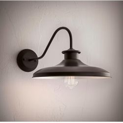 New 1-Light Wall Sconce Matte Black Farmhouse Indoor/Outdoor
