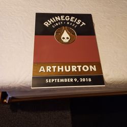 Authentic Rhinegeist Wooden Art 24x 18 Frame Only 20$