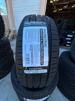 Set of four (4) 2255518 Royalblacl 102W tires with free Installation 225-55-18