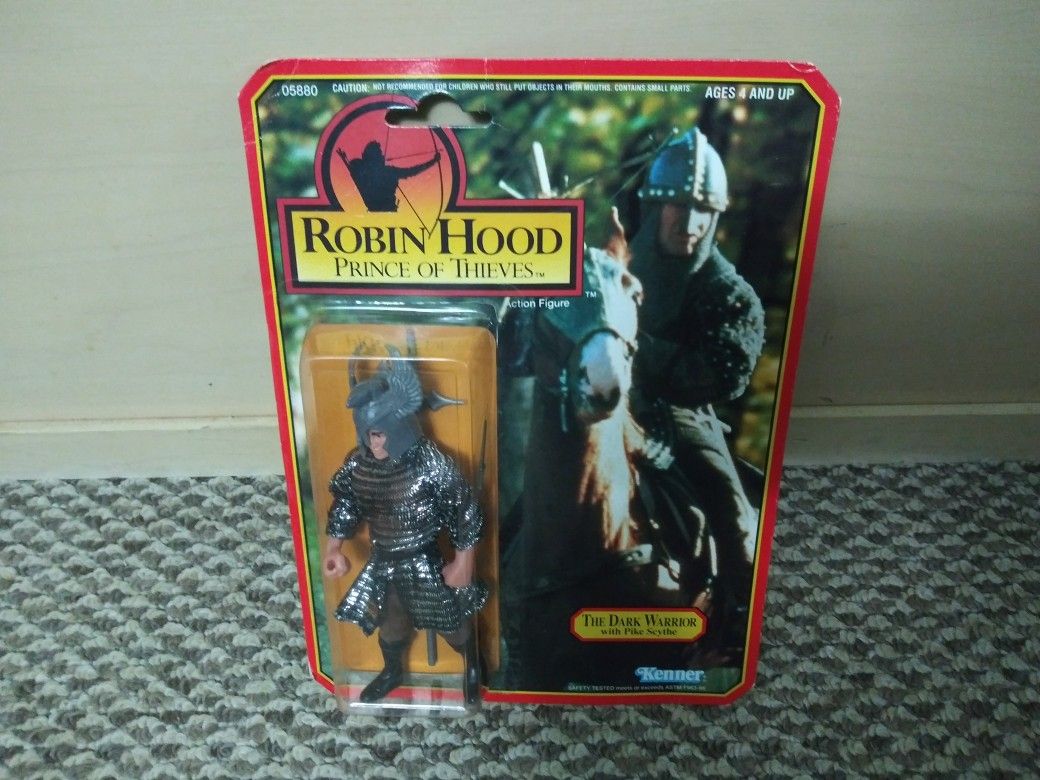 Vintage Robin Hood Prince Of Thieves The Dark Warrior Action Figure Kenner (NEW)