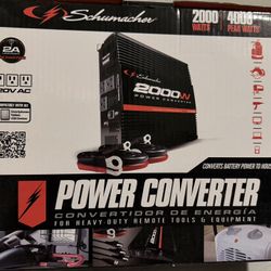 🔥 Schumacher 2000W / 4000W Peak Power Converter – Brand New in Box 🔥