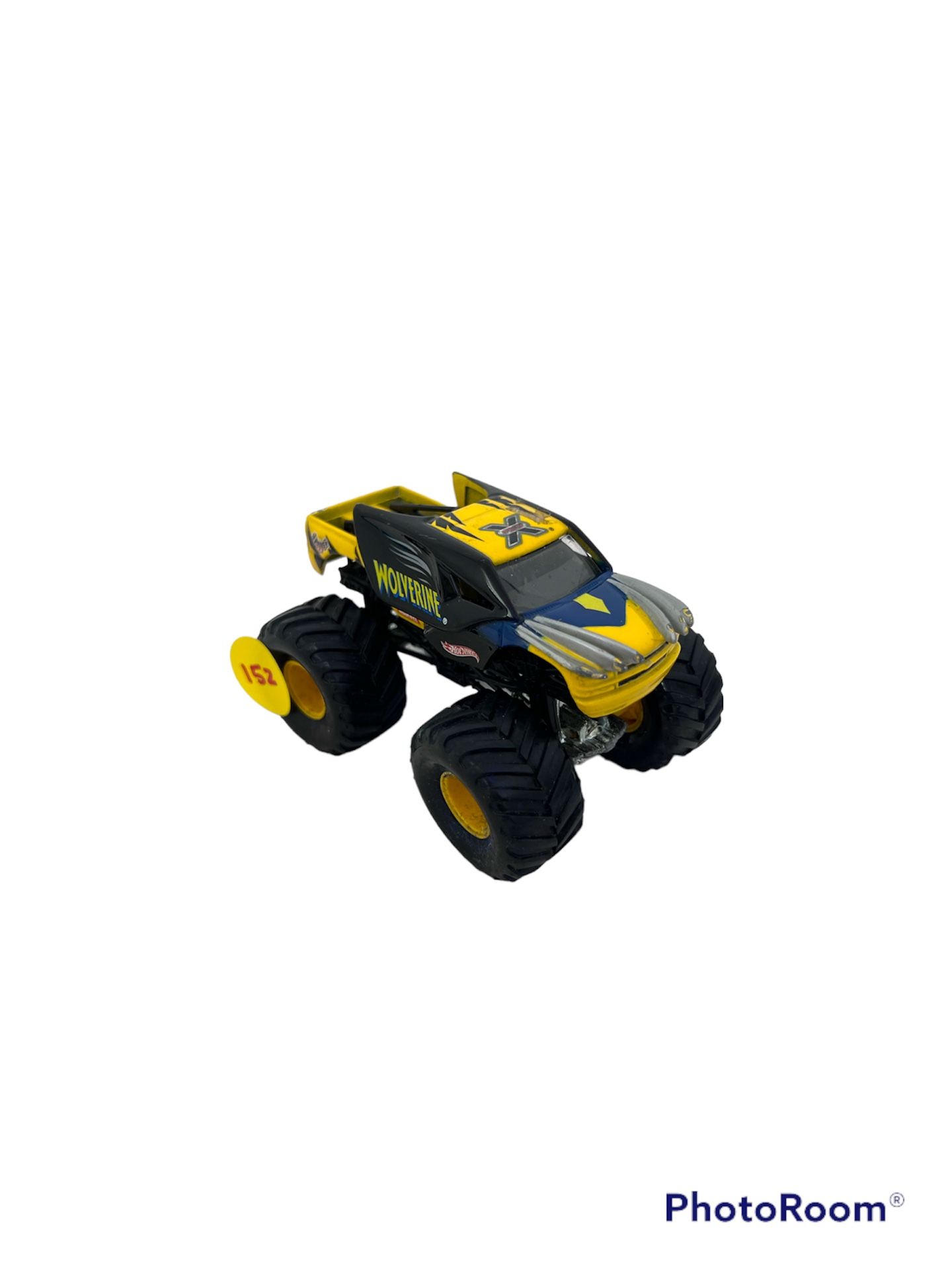Black and Yellow “Wolverine” Hot Wheels Monster Jam Truck