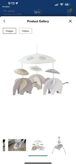 Fisher Price Elephant Safari Cradle And Swing for Sale in Phoenix