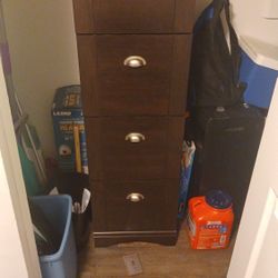 Wood File Cabinet