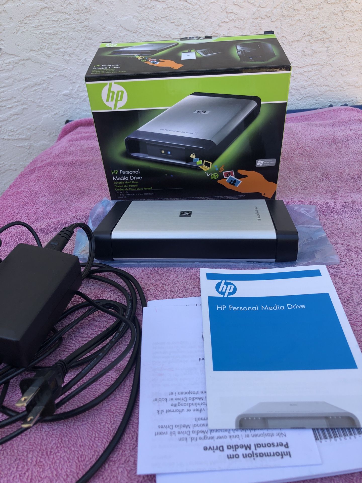 HP Personal Media External Hard Drive 500GB External - OPEN BOX