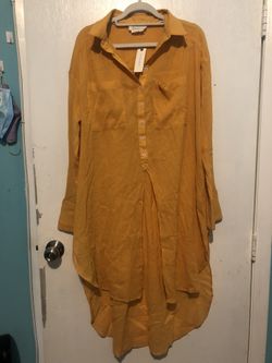 Anthropologie Cotton Duster Tunic Shirt