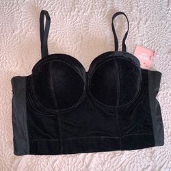 New Miss. Lola Sexy Black Corset Top