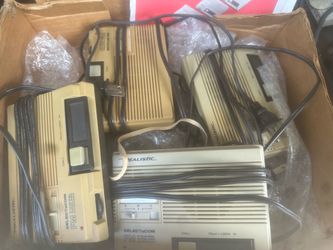 Vintage realistic, three channel intercom set