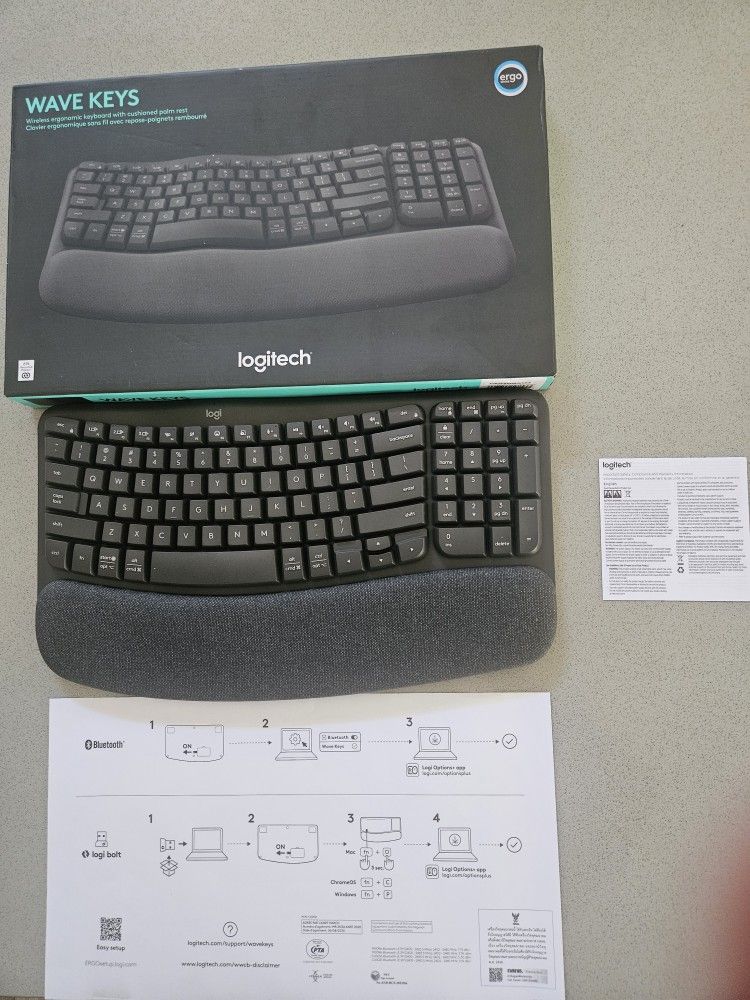 Logitech Wave Keys Ergonomic Keyboard