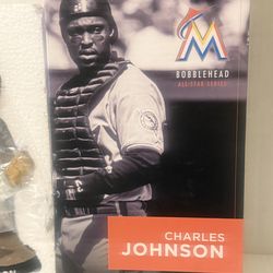 Charles Johnson Florida Marlins Bobble head  NIB