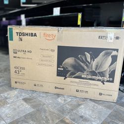 🚨 ‼️ 🔔 HUGE SALE 43" TOSHIBA 4K LED HDR SMART 43C350LU/43C350KU