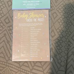 Baby Shower game
