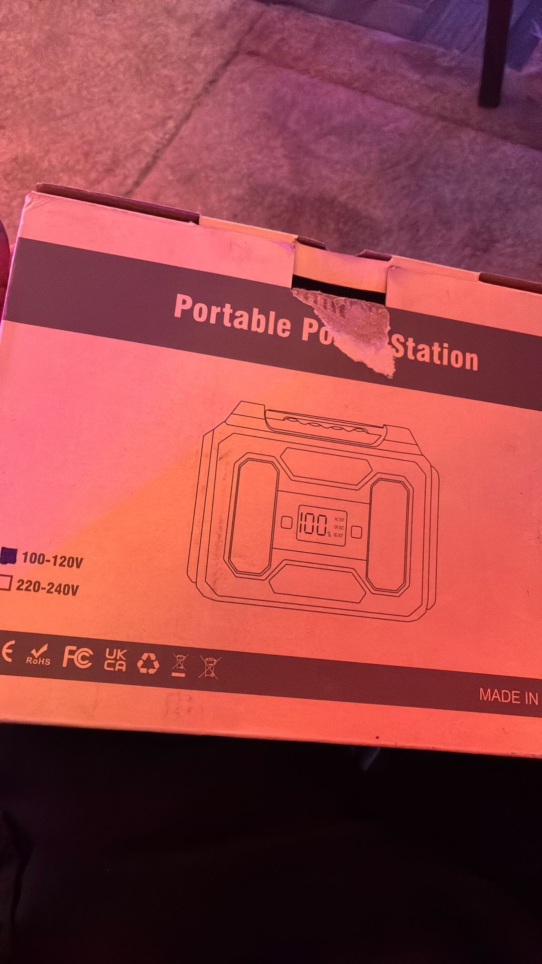 Portable Rechargeable Power Station