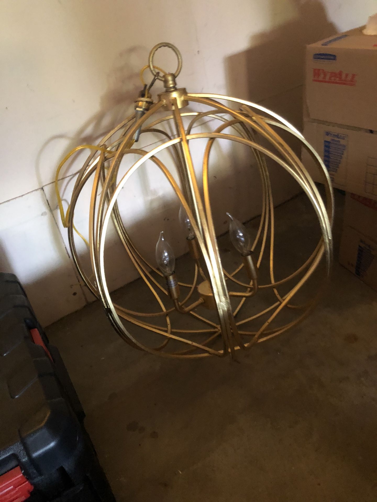 Gold Chandelier