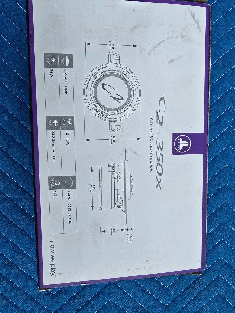 Jl Audio 3.5 Inch Speakers