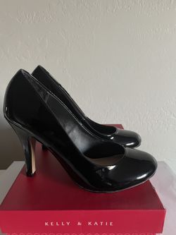Kelly & Katie Black Pump Shoes, Size: 7 