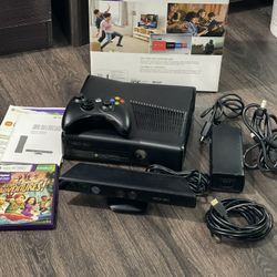 Xbox 360 4GB Console With Kinect Video Game Systems 