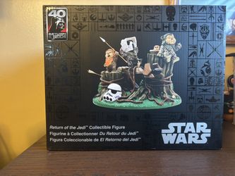 STARWARS-RETURN OF THE JEDI 40th- EWOKS- Collectible Figurine