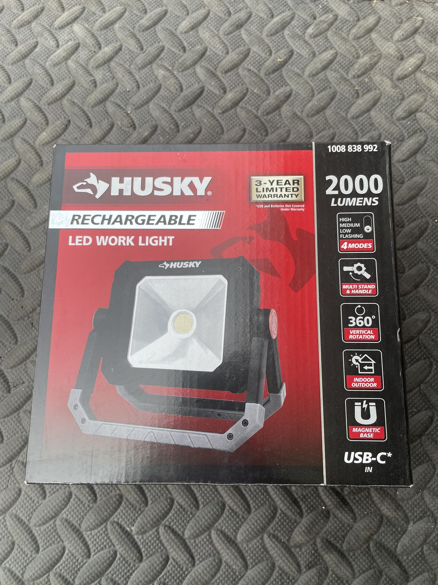 Husky Rechargeable Work Light 