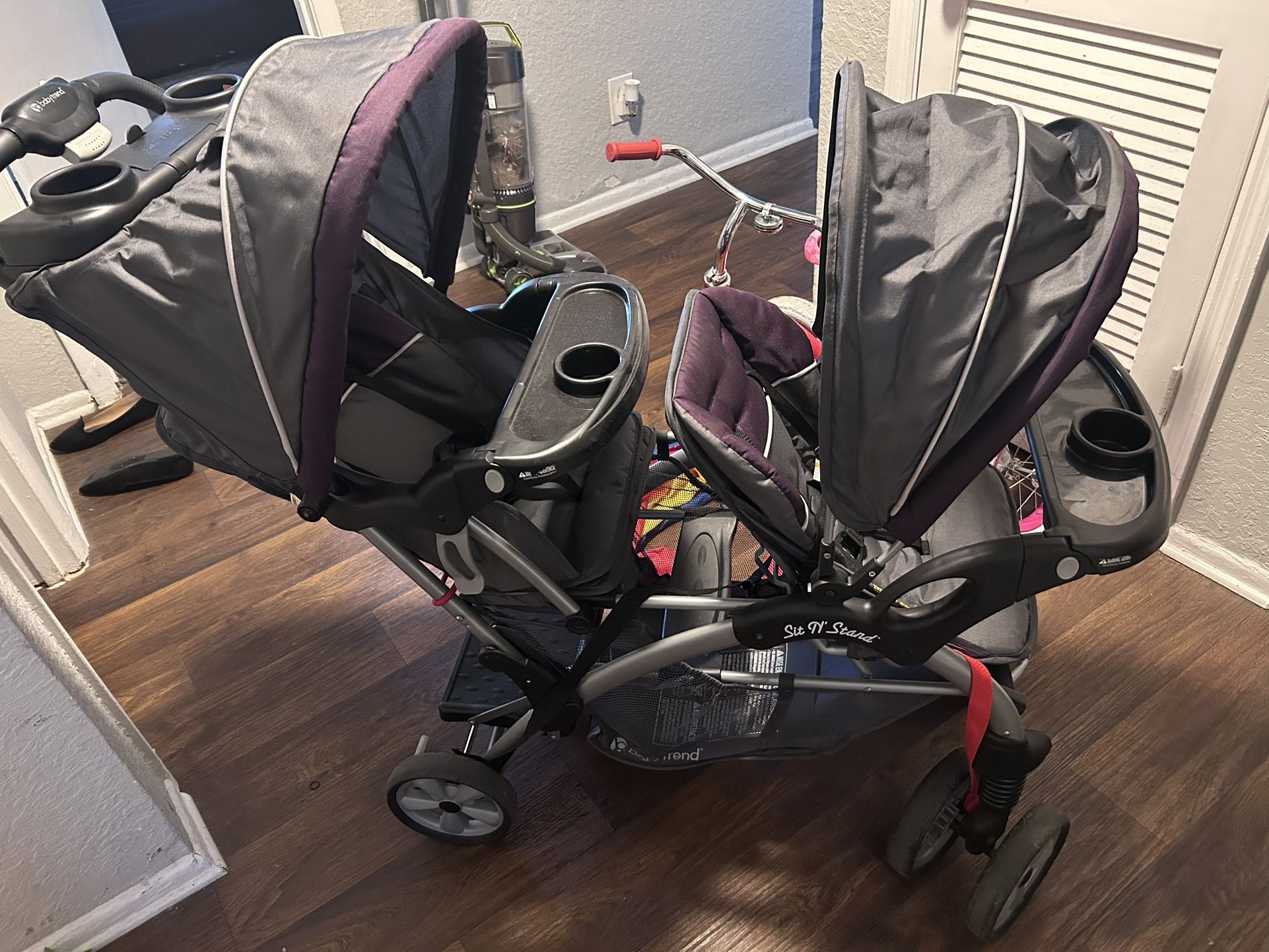 Double Baby Trend Stroller 