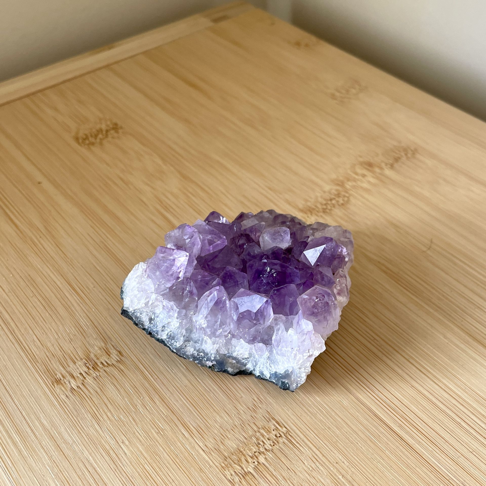 Raw Purple Amethyst Crystal Cluster Rock Reiki