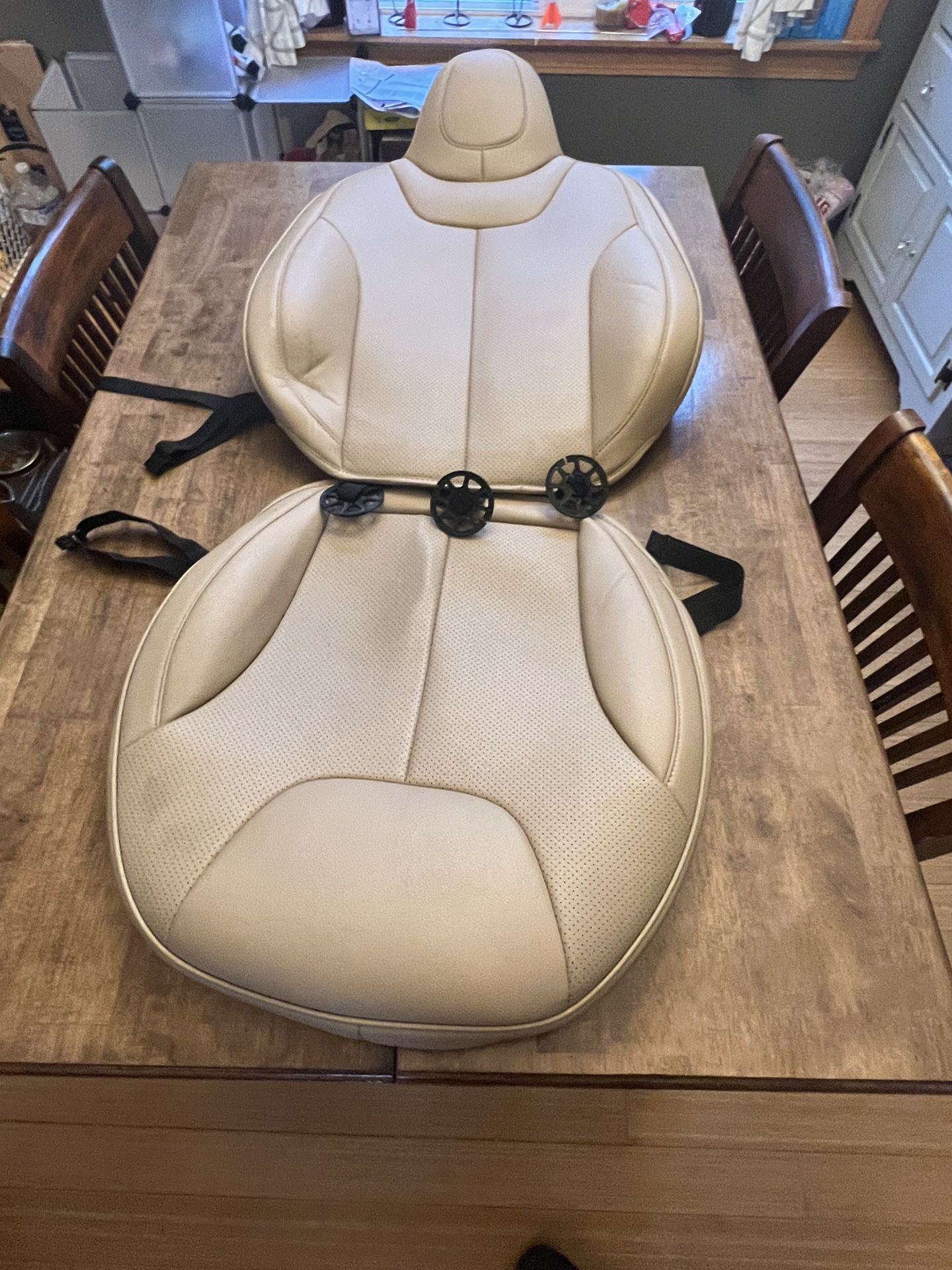 Taptes Leather Model S Seat Covers