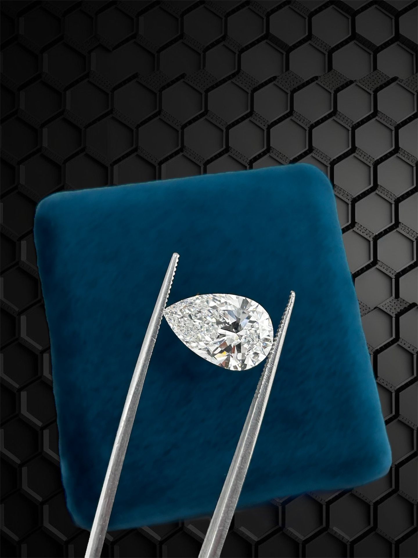 Pear Shape Lab Grown Certified Diamond For Ring 
