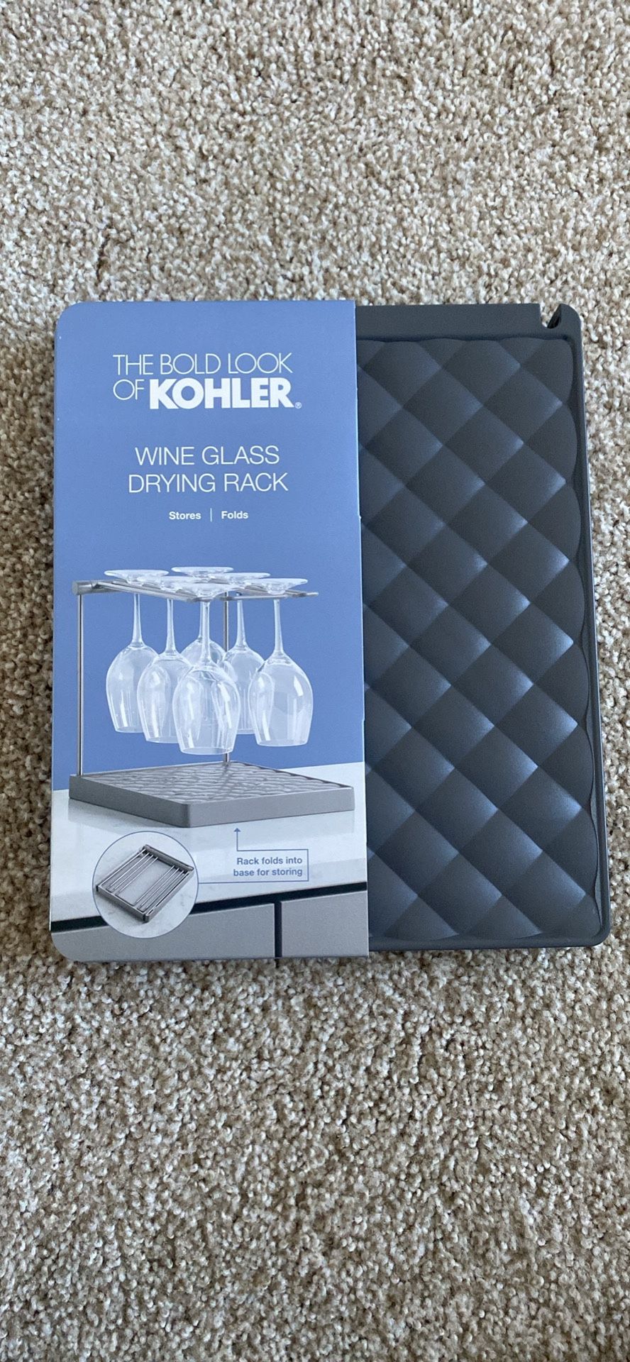 Kohler wine Glass Drying Rack