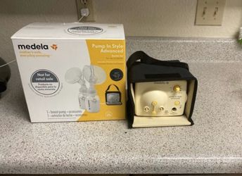 Medela breast pump set like new
