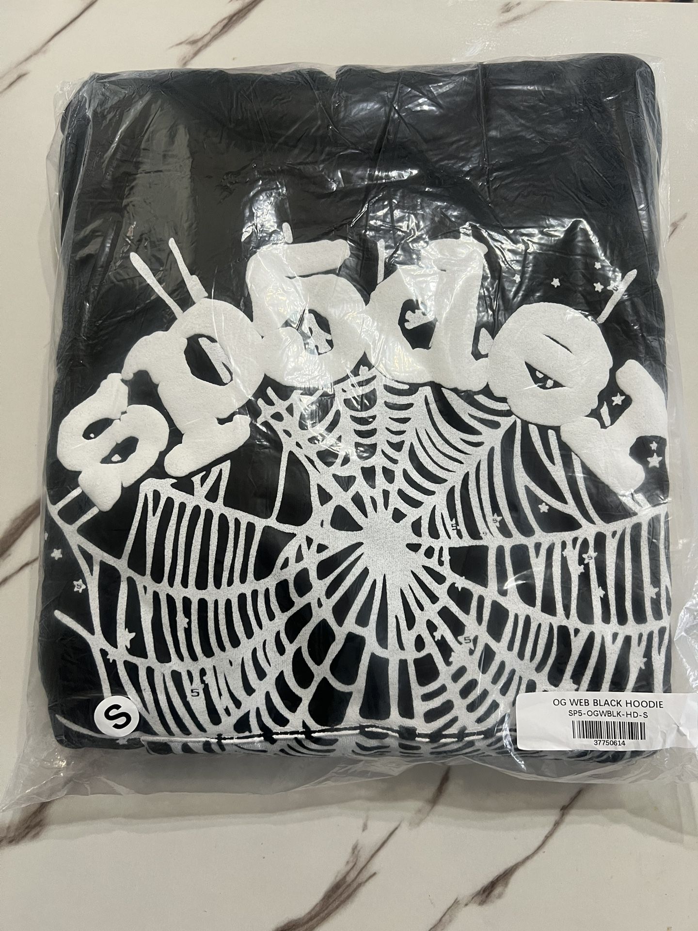OG Web Black Sp5der Hoodie