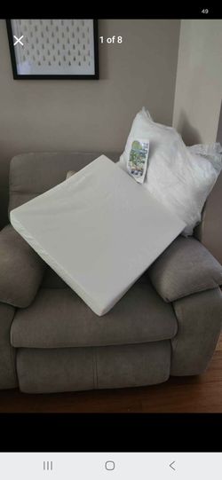 Miulee patio outdoor cushion 1 set- back pillow and bottom cushion new open Box no covers.