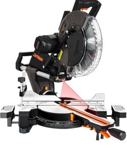 DOVAMAN 12-Inch Dual-Bevel Miter Saw, Compound Sliding Miter Saw