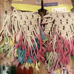Two New Macrame Garlands