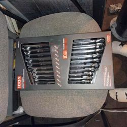 Icon Professional Double Box Ratcheting Wrench Set 